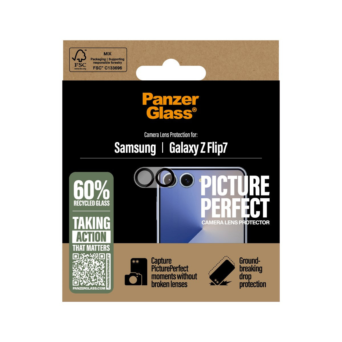 PanzerGlass® PicturePerfect Camera Lens Protector Samsung Galaxy Z Flip7
